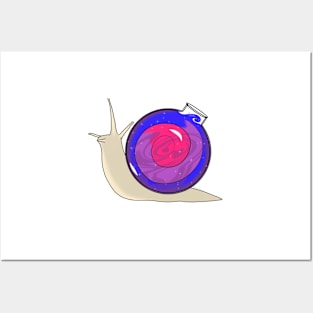 Cute Magic potion snail -- Galaxy Posters and Art